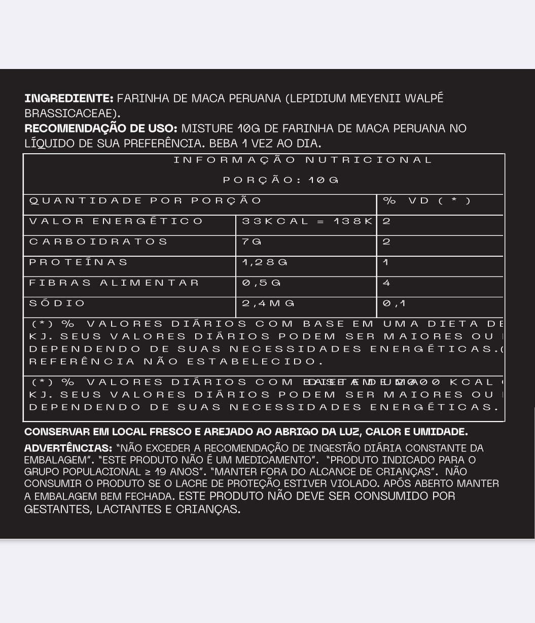 Maca Black - Maca Peruana Negra Premium para Energia e Vitalidade Masculina