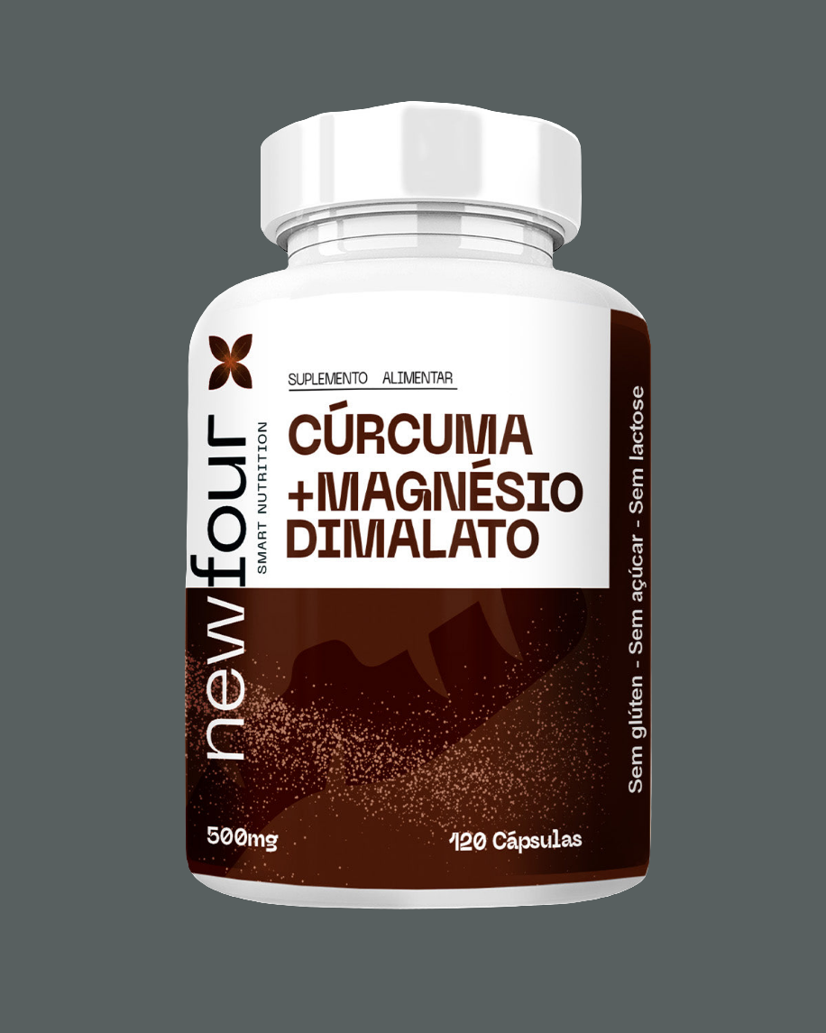 Cúrcuma com Magnésio Dimalato – Antioxidante e Anti-inflamatório Natural para Articulações e Músculos
