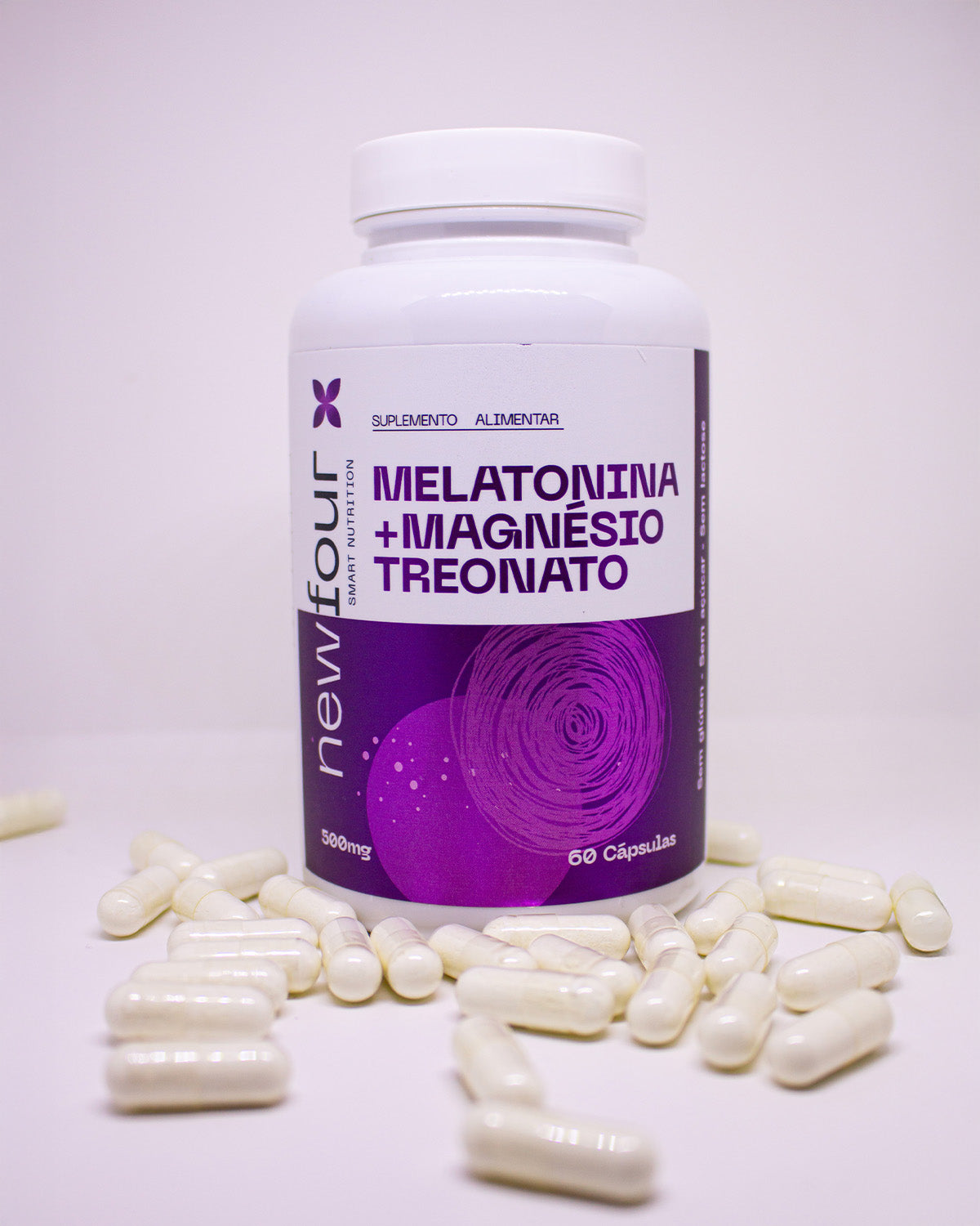 🌙 Melatonina com Magnésio Treonato – Suplemento natural para Dormir Melhor e Reduzir Ansiedade