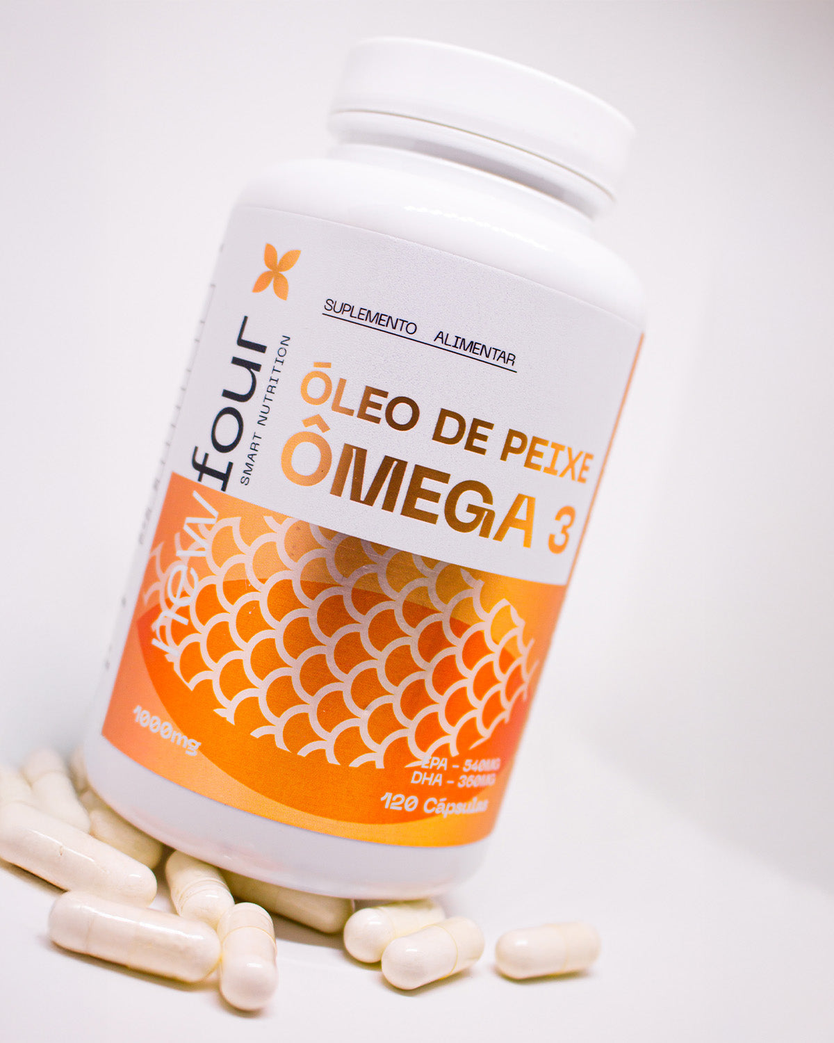 Óleo de Peixe Ômega 3 - EPA e DHA Concentrado para Coração e Cérebro