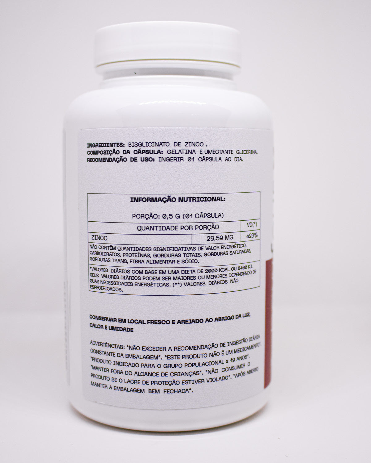 Zinco Quelato - Mineral Essencial para Imunidade e Saúde Hormonal
